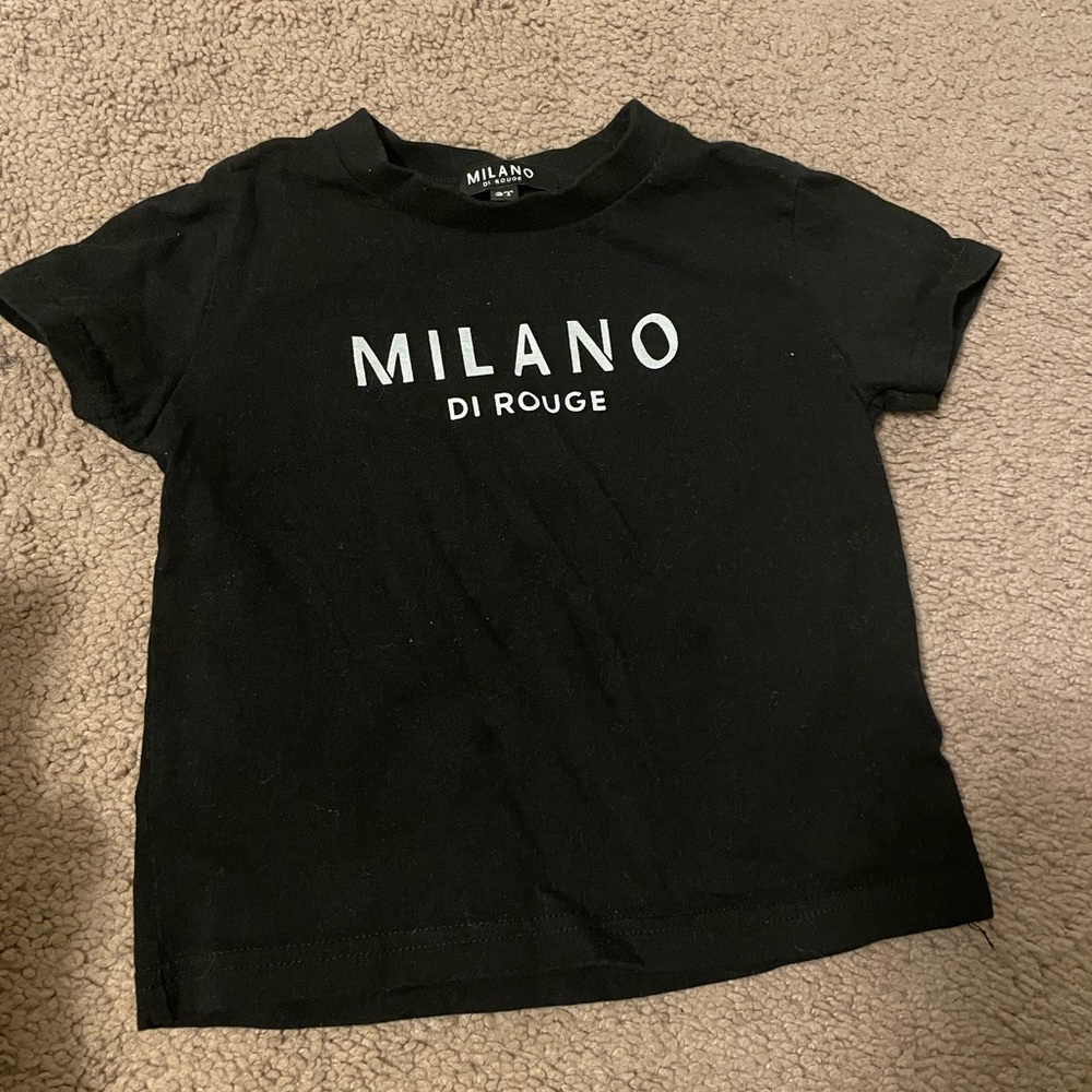 Black Milano tee